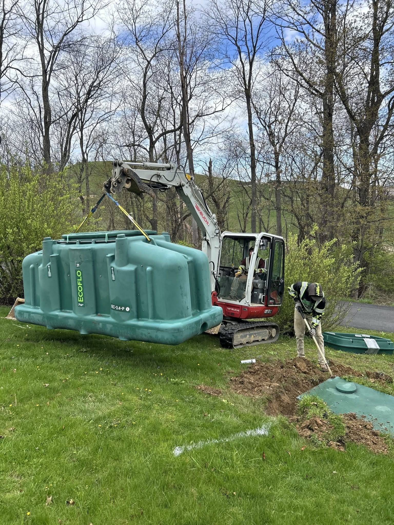 Septic installation work in New Brighton, PA